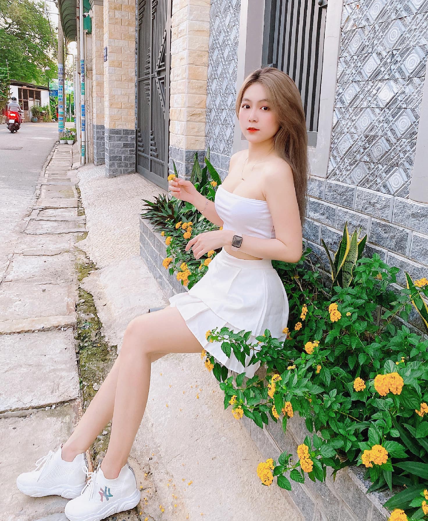 Sexy Girl, Girl cute, Girl dễ thương, Áo dài, Cô giáo Trân TRần TRan.tran1996